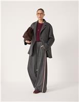 Striped Wide Leg Trousers