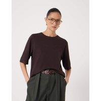HUSH Cotton Rich T-Shirt Chocolate