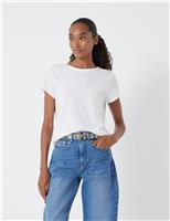 Pure Cotton Crew Neck Slim Fit T-Shirt