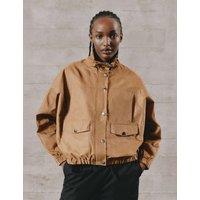Albaray Cotton Blend Utility Jacket Tan
