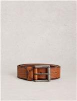 Leather Multi Punch Belt
