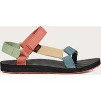 Teva Canvas Printed Ankle Strap Platform Sandals Multi