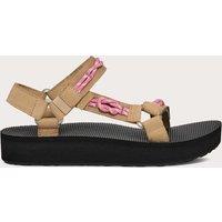 Teva Midform Universal Knotted Platform Sandals Tan