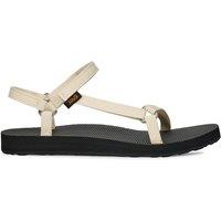 Teva Original Universal Slim Flat Sandals White/Black