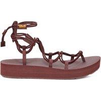 Teva Ankle Strap Flatform Gladiator Sandals Brown Mix