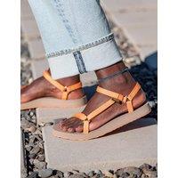 Teva Original Universal Slim Flat Sandals Light Orange