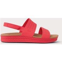 REEF Water Vista Ankle Strap Flatform Sandals Orange Mix