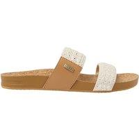 REEF Cushion Vista Woven Flat Sliders Natural