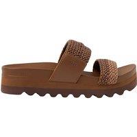 REEF Cushion Vista Flatform Sliders Brown Mix