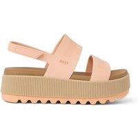 REEF Water Vista Ankle Strap Flatform Sandals Tan