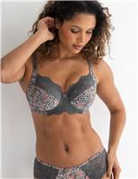Bliss Floral Wired Side Support Full Cup Bra (D-J)