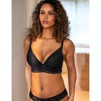 Pour Moi Taylor Lace Wired Push Up Bra (A-E) Black
