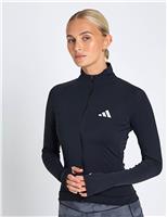 Zip Up Fitted Running Jacket