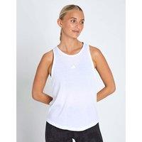 Adidas Yoga Essentials Cotton Blend Tank Top White