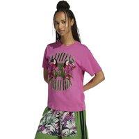 Adidas X Farm Rio Pure Cotton Graphic T-Shirt Pink