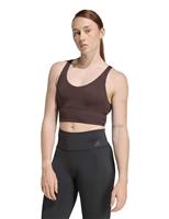 Adidas 3 Stripes Non Wired Sports Bra (A-E) Brown