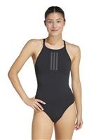 Adidas Iconisea Ribbed Padded Racer Back Swimsuit Turquoise
