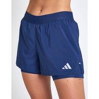 Adidas Running Essentials 2-in-1 Shorts Navy
