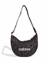 Adidas Linear Essential Animal Print Graphic Pouch Bag Black