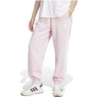 Adidas 3-Stripes Cotton Rich Fleece Joggers Light Pink