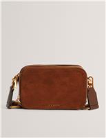Suede Cross Body Bag