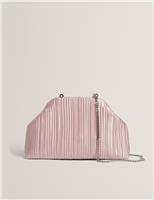 Plisse Clutch Bag