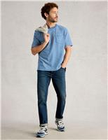 Pure Cotton Striped Crew Neck T-Shirt