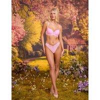 Boux Avenue Billie Floral Mesh & Lace Briefs Pink