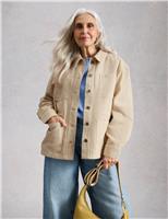 White Stuff Denim Relaxed Jacket Natural