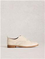 White Stuff Leather Lace Up Brogues White