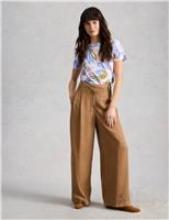 White Stuff Pure Cotton Floral T-Shirt White Mix