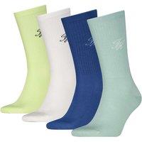 Tommy Hilfiger 4 Pack Monogram Cotton Rich Socks Gift Box Multi