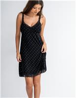 Sofa Loves Lace Polka Dot Chemise