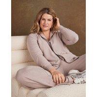 Live Unlimited London Supersoft Zip Up Hoodie Oatmeal