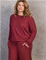 Cotton Modal Blend Crew Neck Sweatshirt