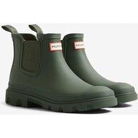 Hunter Unisex Downpour Chelsea Boots Dark Green
