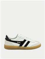 Gola Viper Leather Colour Block Trainers White Mix