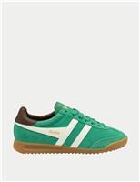 Gola Torpedo Suede Colour Block Trainers Brown Mix