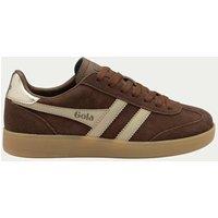 Gola Viper Suede Colour Block Trainers Brown Mix