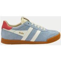 Gola Elan Suede Trainers White Mix