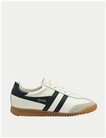 Gola Torpedo Leather Trainers White Mix