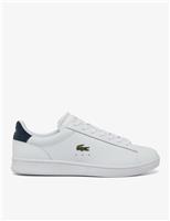 Lacoste Leather Lace Up Trainers White Mix