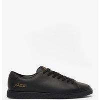 Lacoste Leather Lace Up Trainers Black