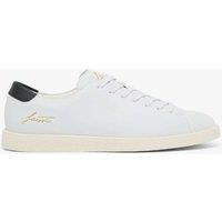 Lacoste Leather Lace Up Trainers Soft White