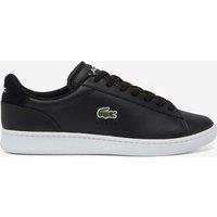 Lacoste Leather Lace Up Trainers Black