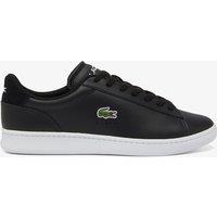 Lacoste Leather Lace Up Trainers Black