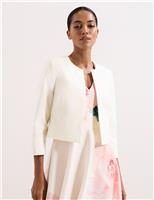 Phase Eight Cotton Rich Short Jacket Light Pink