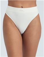 Rib Seamless High Waisted Thong