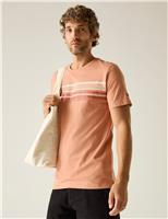 Rendro Pure Cotton Striped T-Shirt