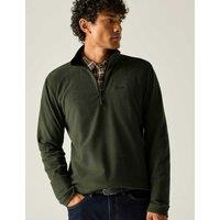 Regatta Thompson Funnel Neck Half Zip Fleece Green